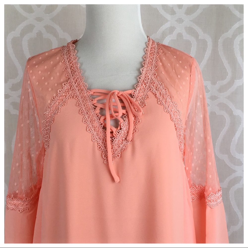 Peachy Tunic Style Mini Dress - Picture 8 of 8